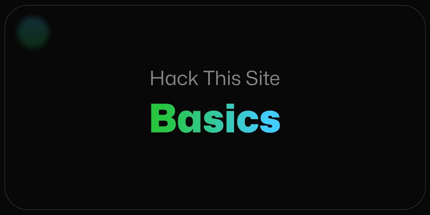 Hack This Site - Basic cover image